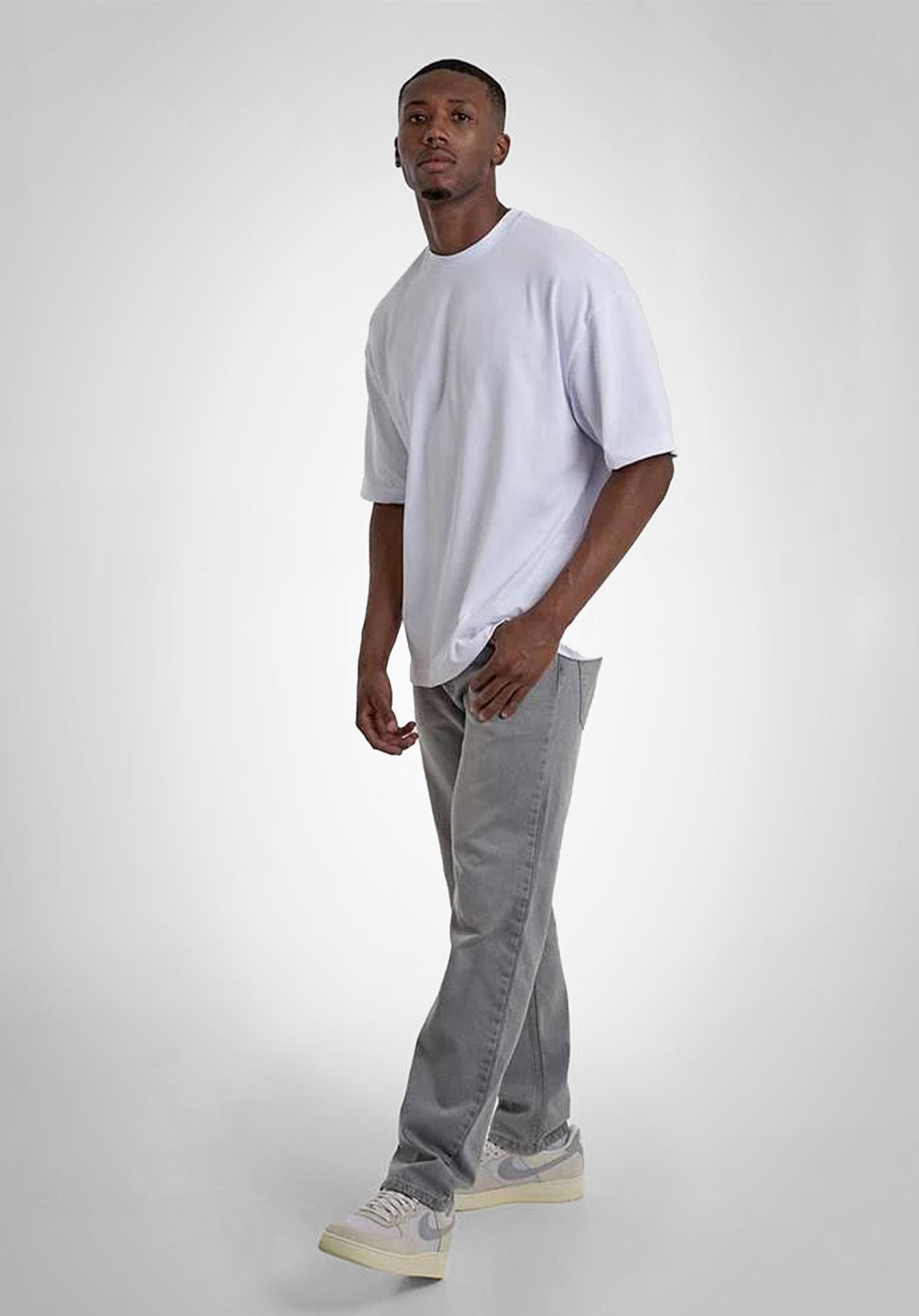 1 Pounder - Oversize T-Shirt Organic - White () – 1 Pounder von Straight Outta Cotton