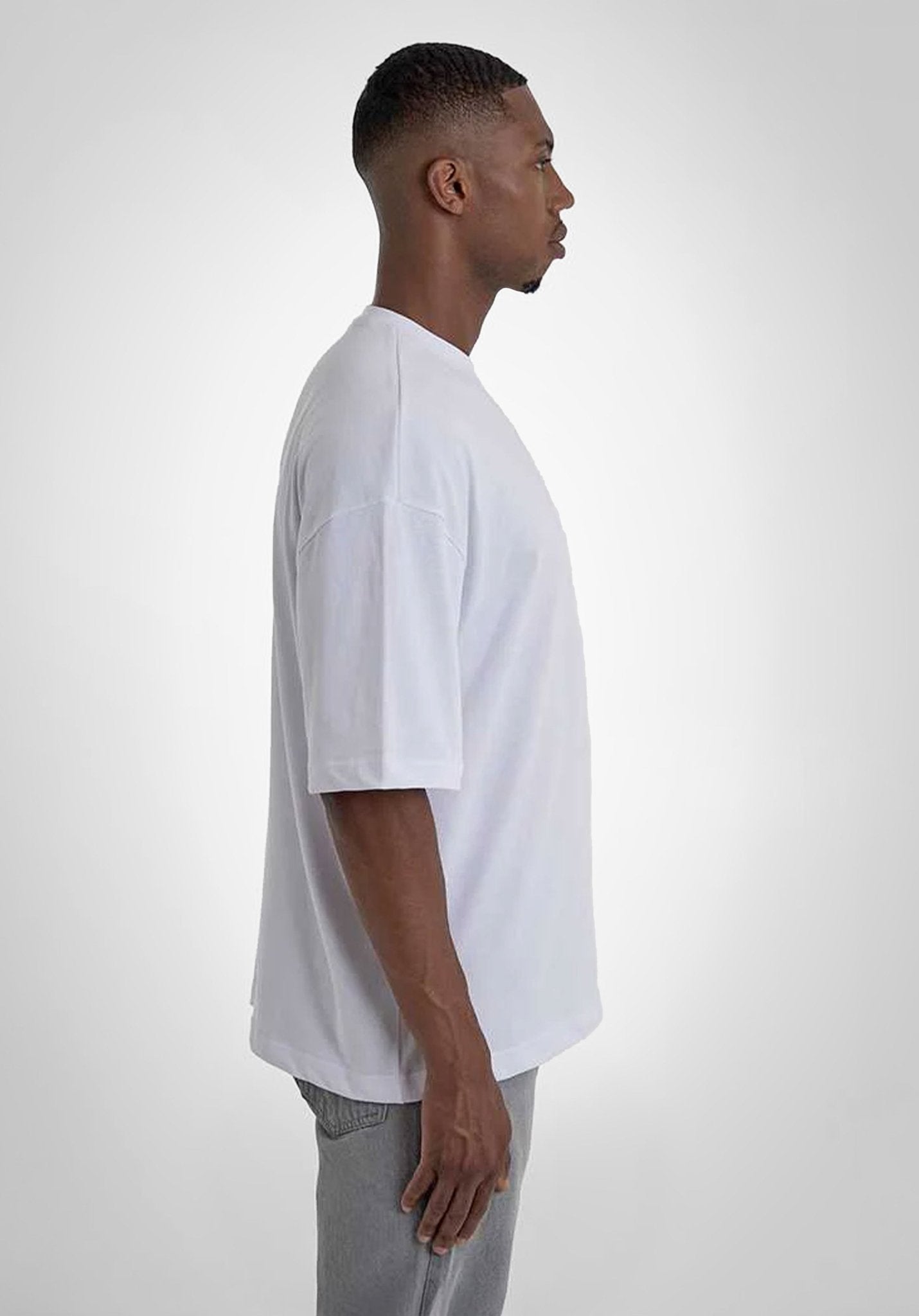 1 Pounder - Oversize T-Shirt Organic - White () – 1 Pounder von Straight Outta Cotton