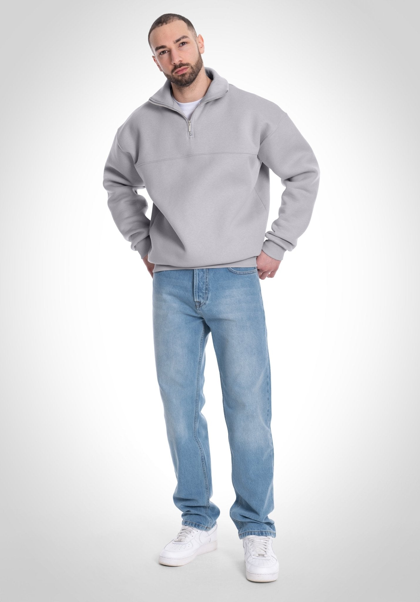 5 Pocket Blue Denim - Bleached (30 inch) – Jeans von Straight Outta Cotton