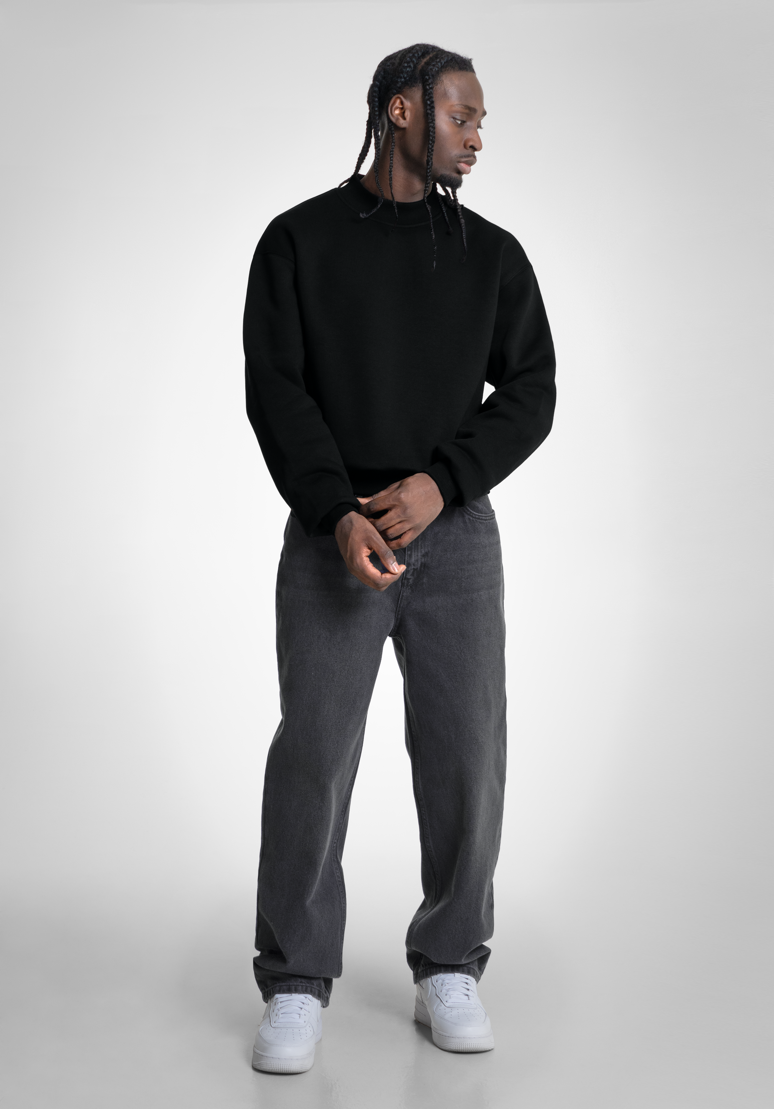 Oversized Sweater - Black