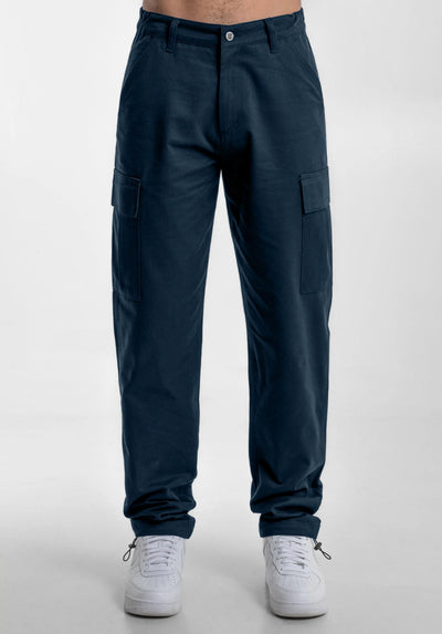 Cargo Pants - Slate Navy straight-outta-cotton.com