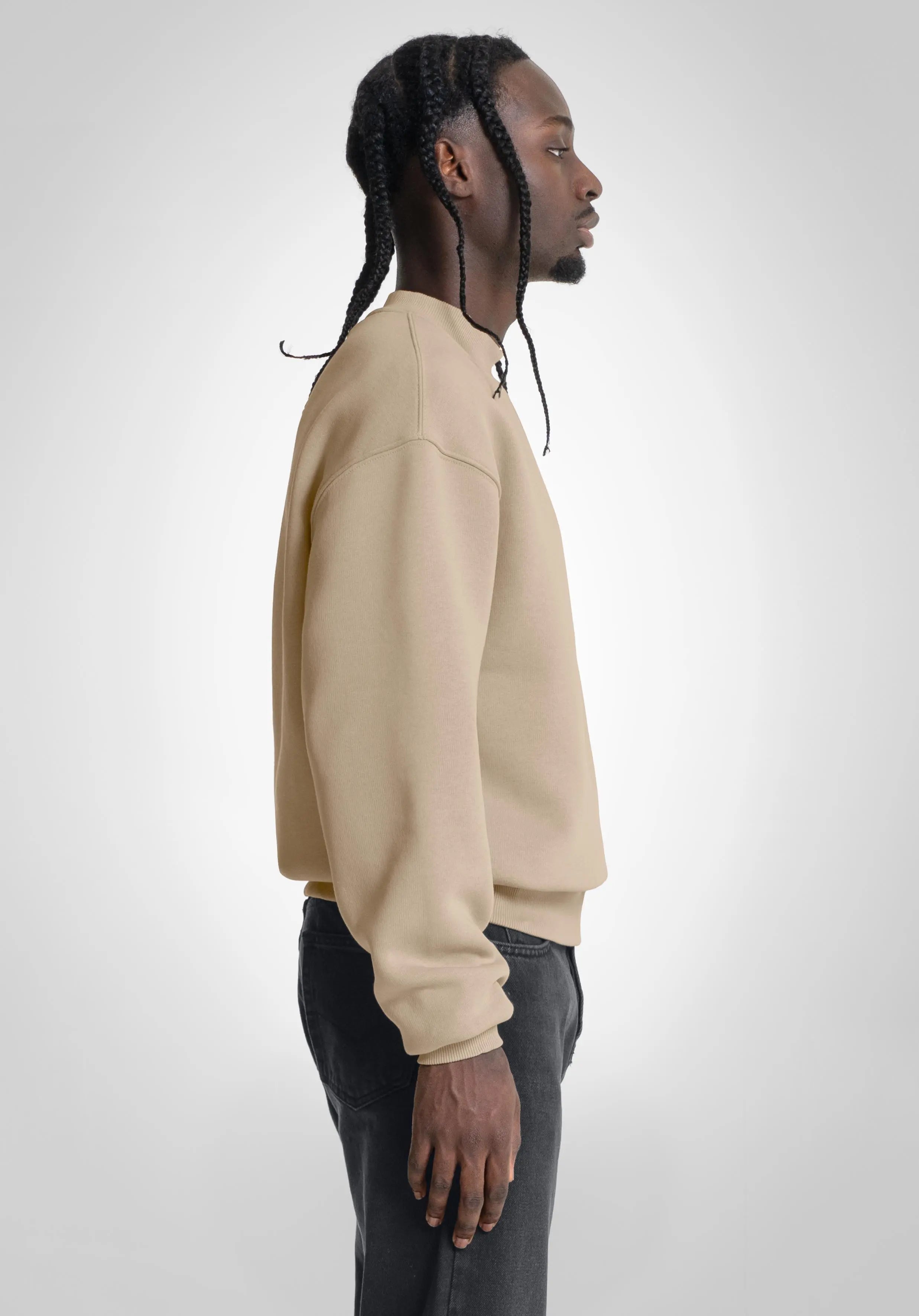 Oversize Sweater - Light Mocca Straight Outta Cotton