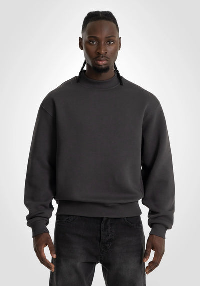 Oversize Sweater - Slate Grey Straight Outta Cotton