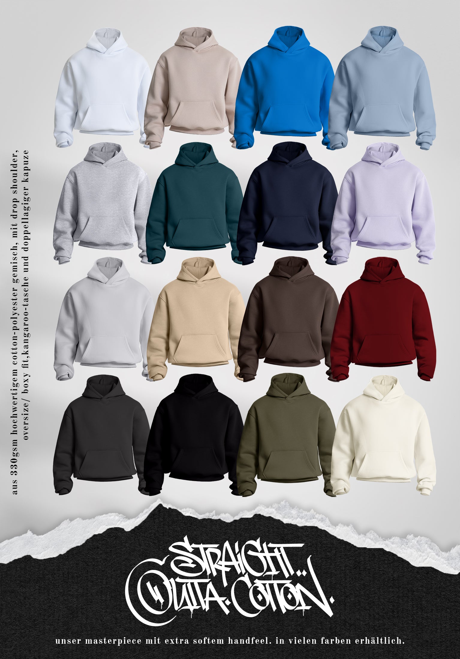 Oversize Hoodie - Flieder