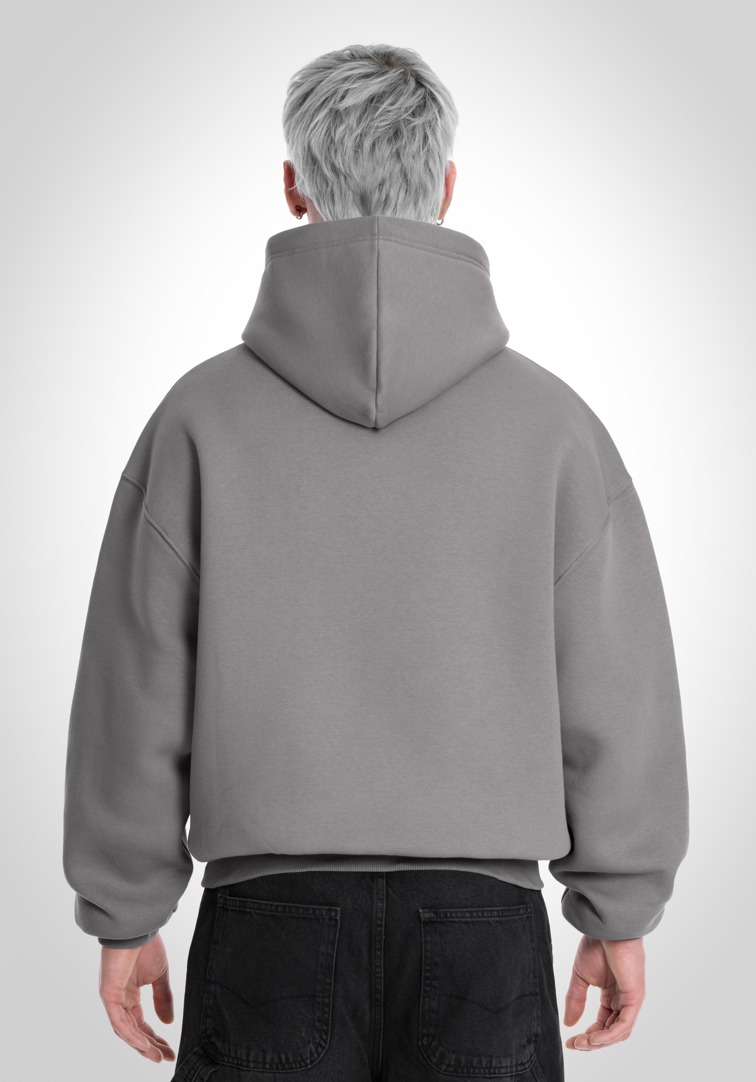 Oversize Hoodie - Cool Grey