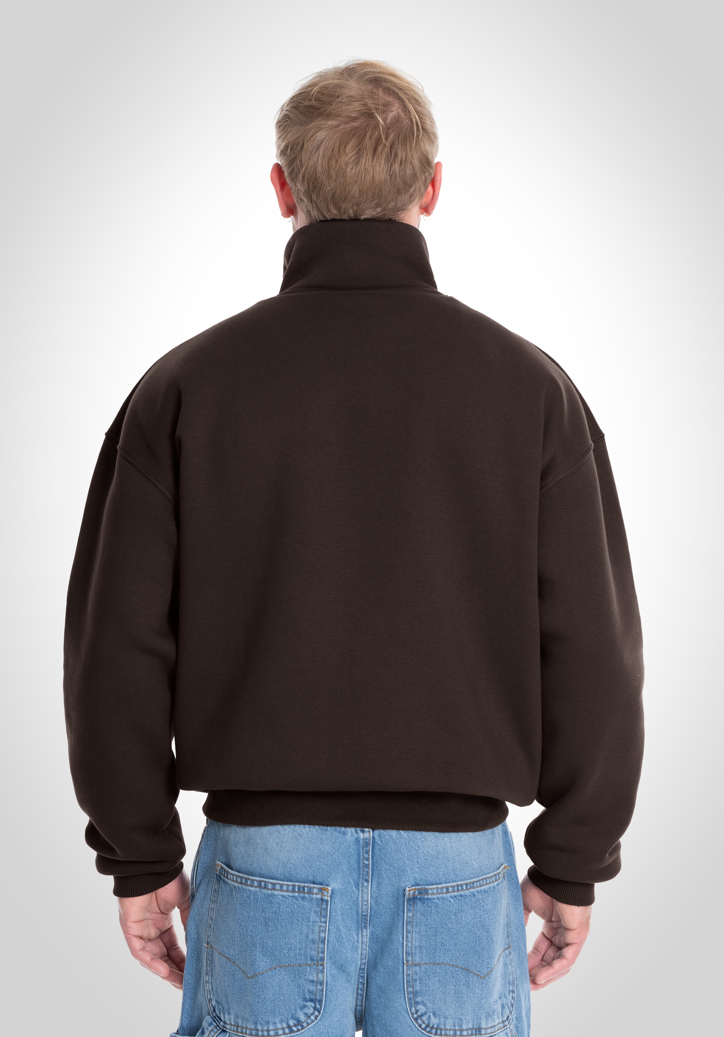 Half Zip - Brown