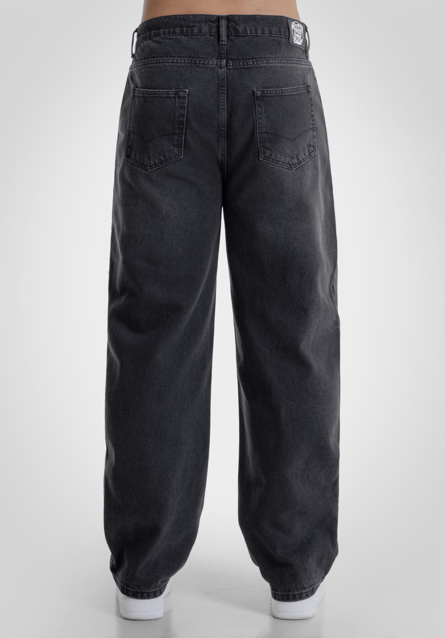 Baggy Denim - Black Washed (30 Inch) – Jeans von Straight Outta Cotton