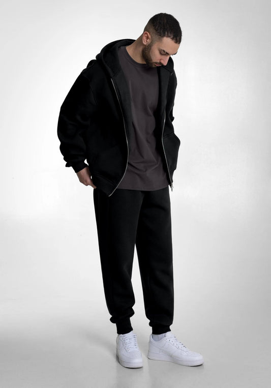 Basic Jogger - Black () – Jogger von Straight Outta Cotton
