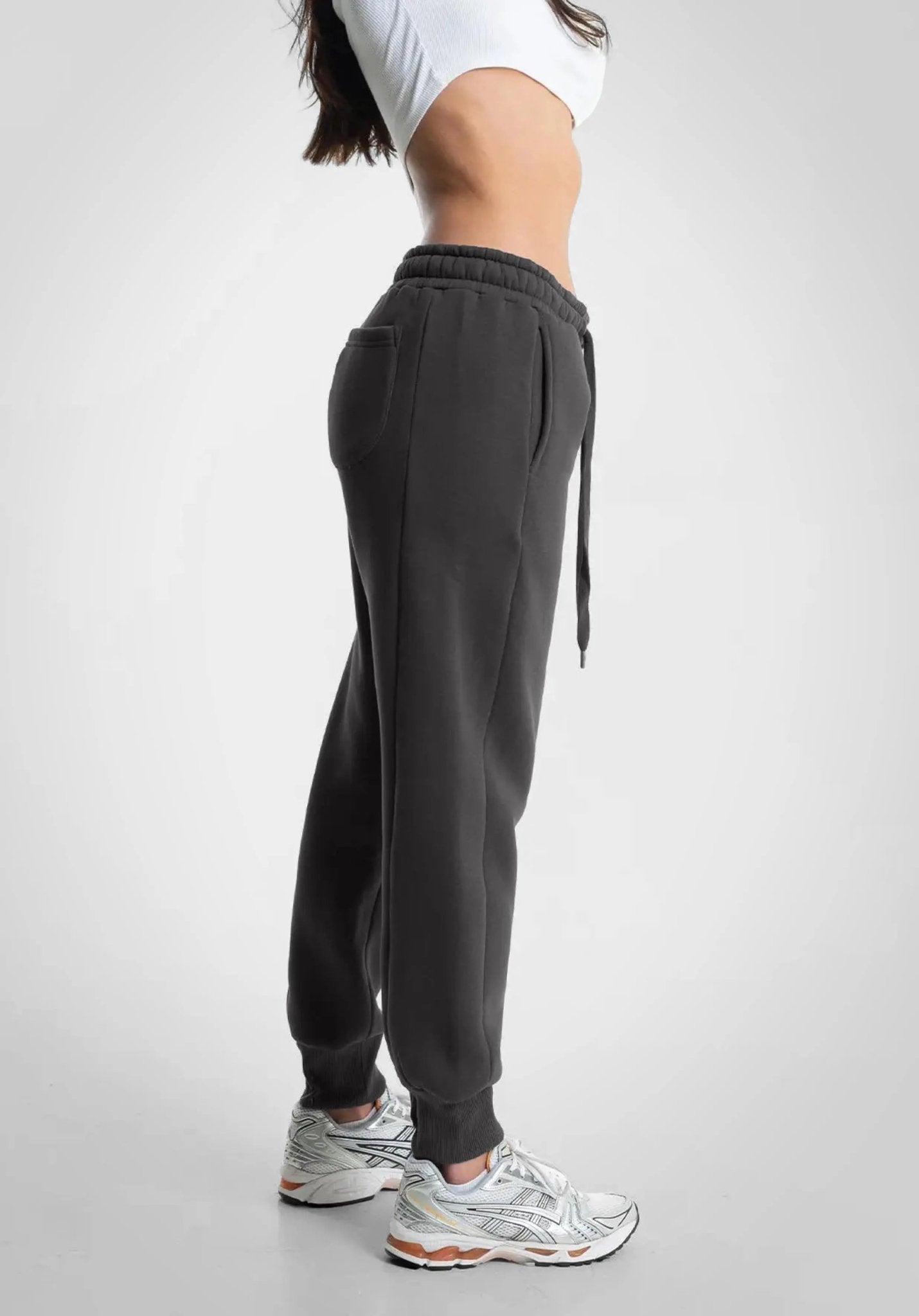 Basic Jogger - Slate Grey () – Jogger von Straight Outta Cotton