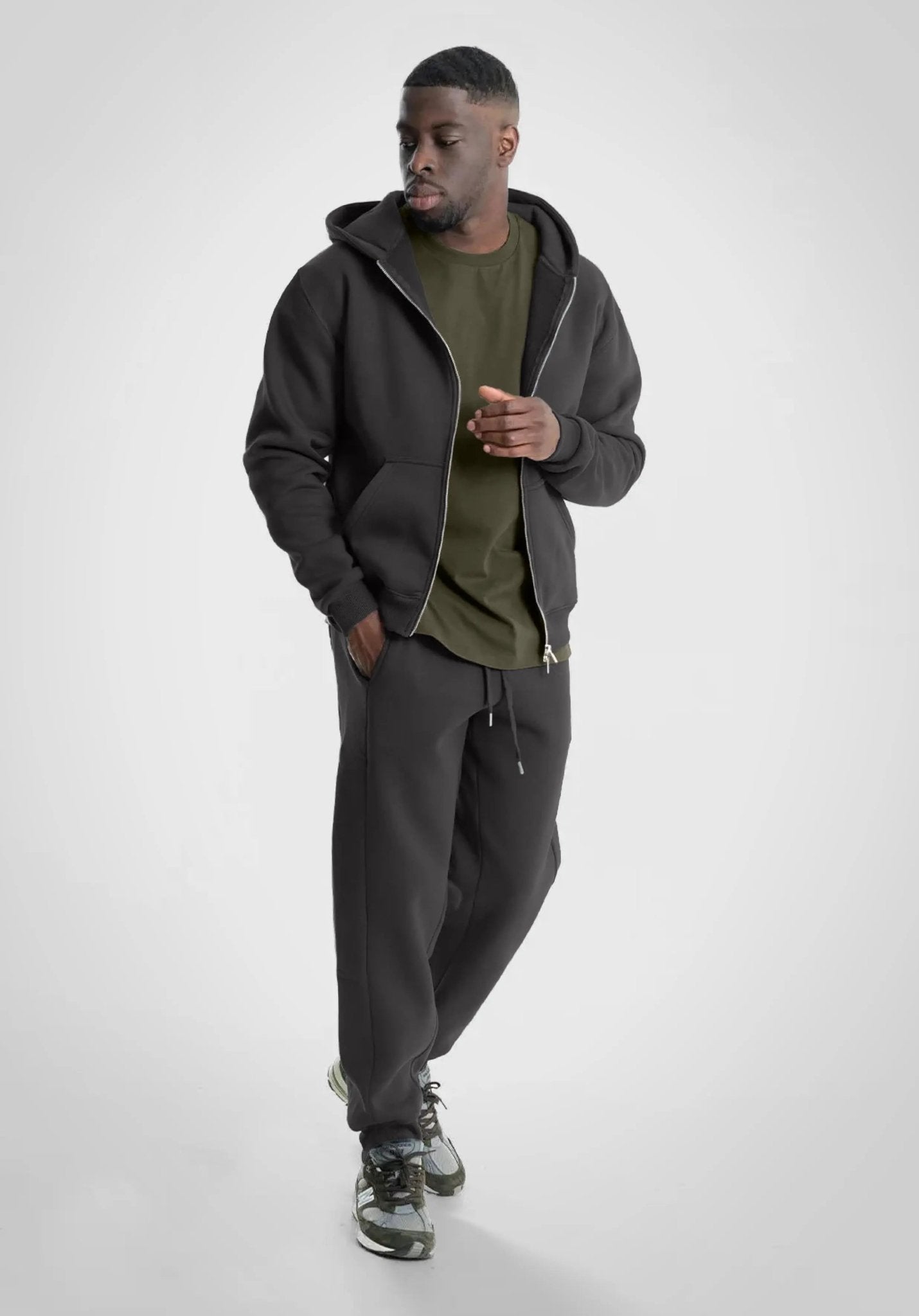 Basic Jogger - Slate Grey () – Jogger von Straight Outta Cotton