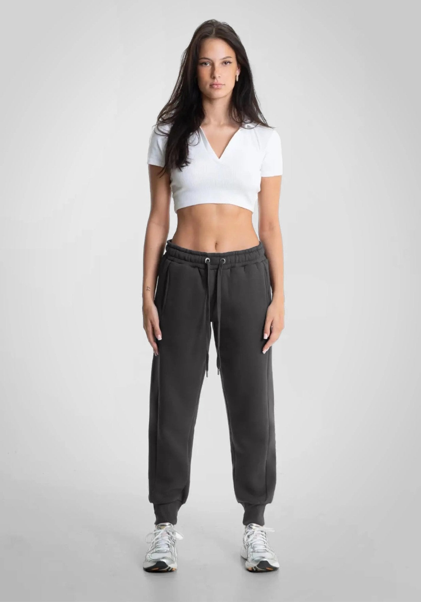 Basic Jogger - Slate Grey () – Jogger von Straight Outta Cotton