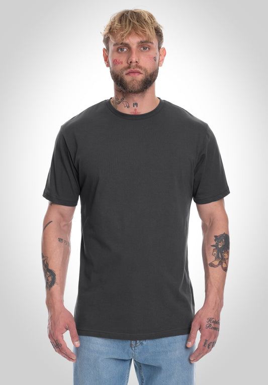 Basic Regular Fit Tee - Slate Grey () – von Straight Outta Cotton