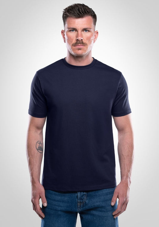 Basic Regular Fit Tee - Slate Navy (Marineblau) – T-shirt's von Straight Outta Cotton