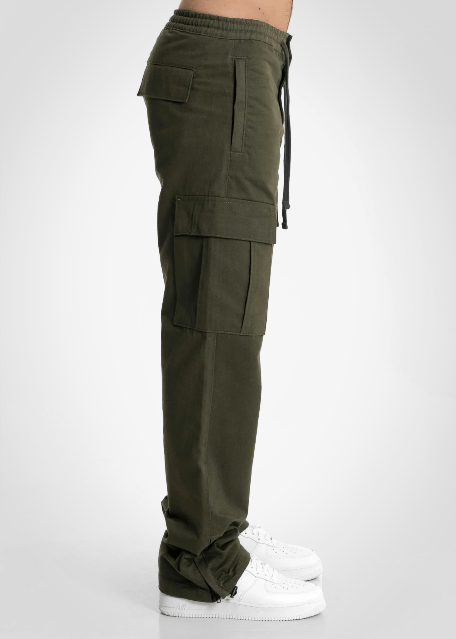 Cargo Pants Straight Leg - Khaki () – Cargo Pants von Straight Outta Cotton