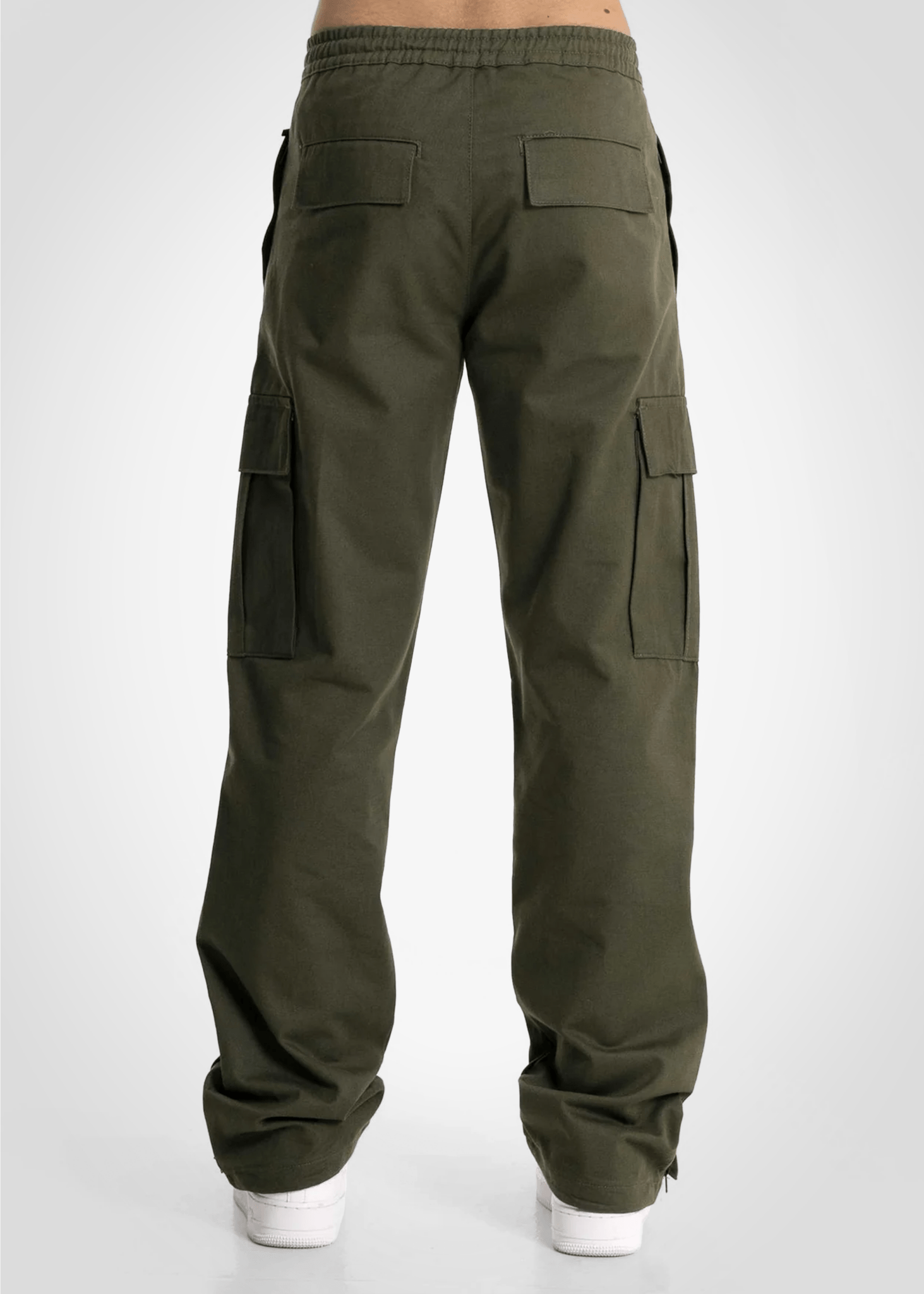 Cargo Pants Straight Leg - Khaki () – Cargo Pants von Straight Outta Cotton