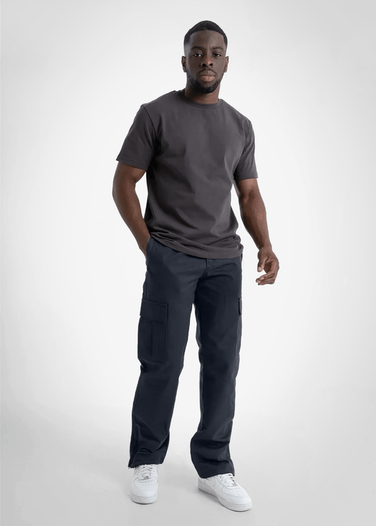 Cargo Pants Straight Leg - Slate Grey () – Cargo Pants von Straight Outta Cotton