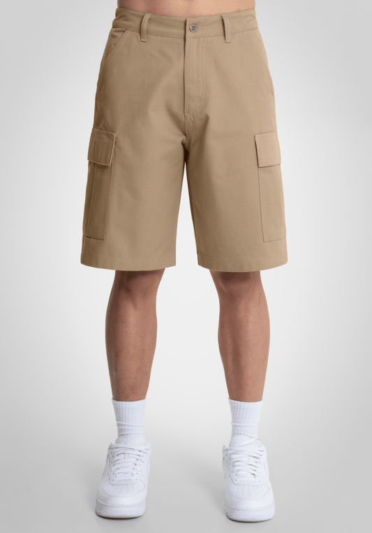 Cargo Shorts - Beige () – Cargo Shorts von Straight Outta Cotton