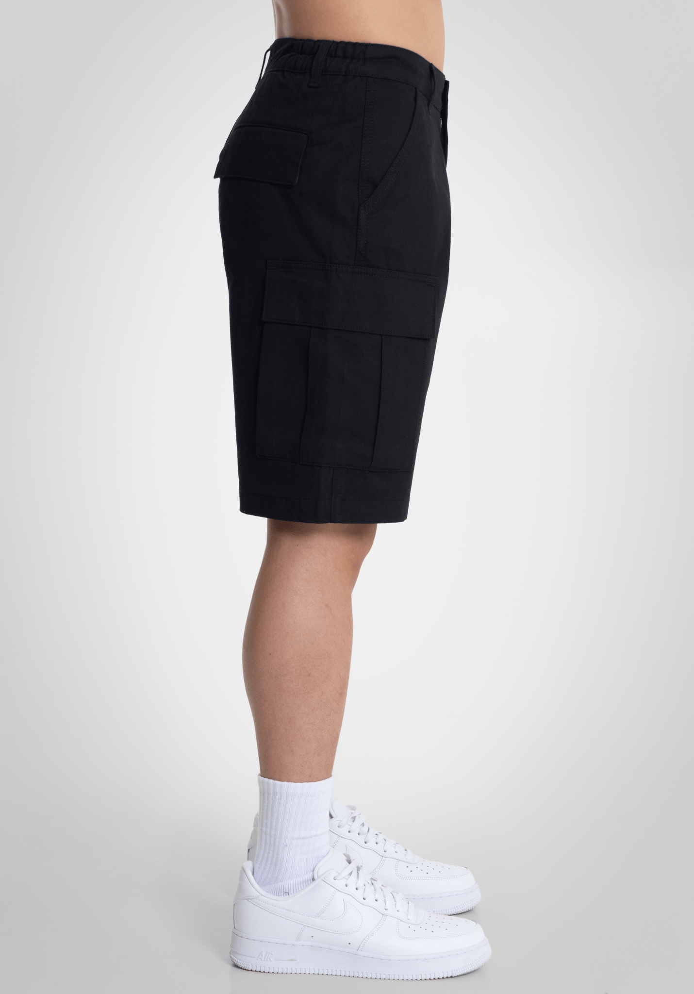 Cargo Shorts - Black () – Cargo Shorts von Straight Outta Cotton