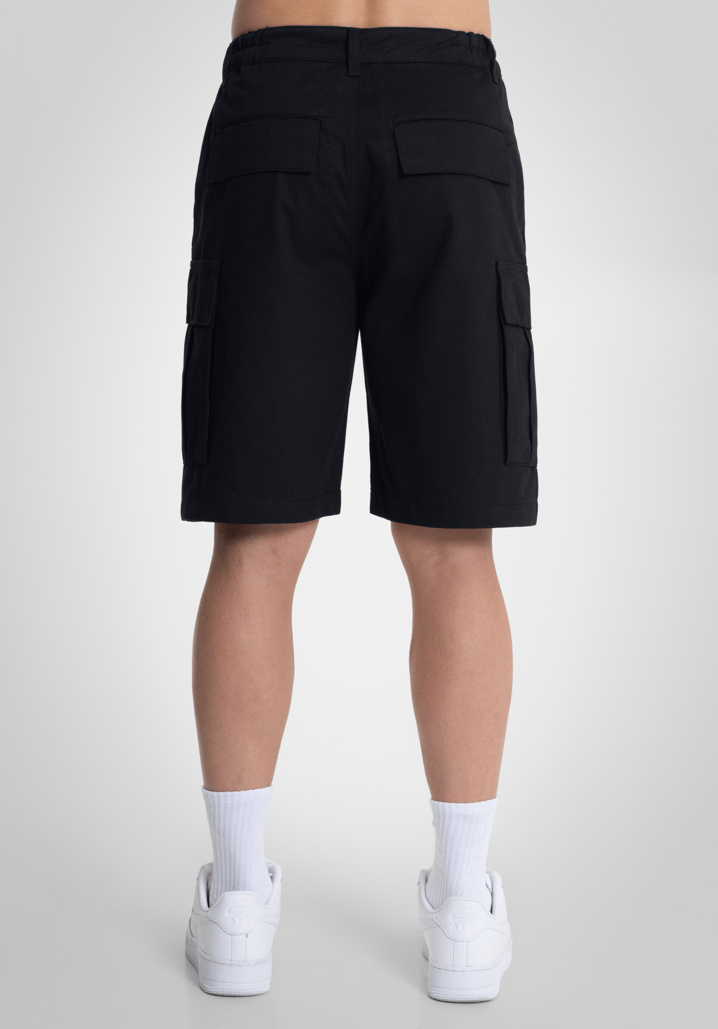 Cargo Shorts - Black () – Cargo Shorts von Straight Outta Cotton