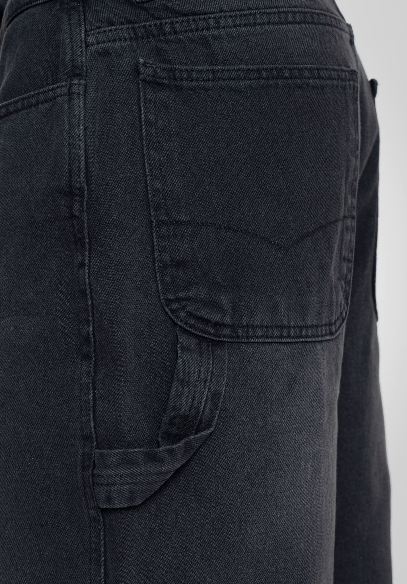 Denim Shorts - Black Washed (Schwarz) – Shorts von Straight Outta Cotton