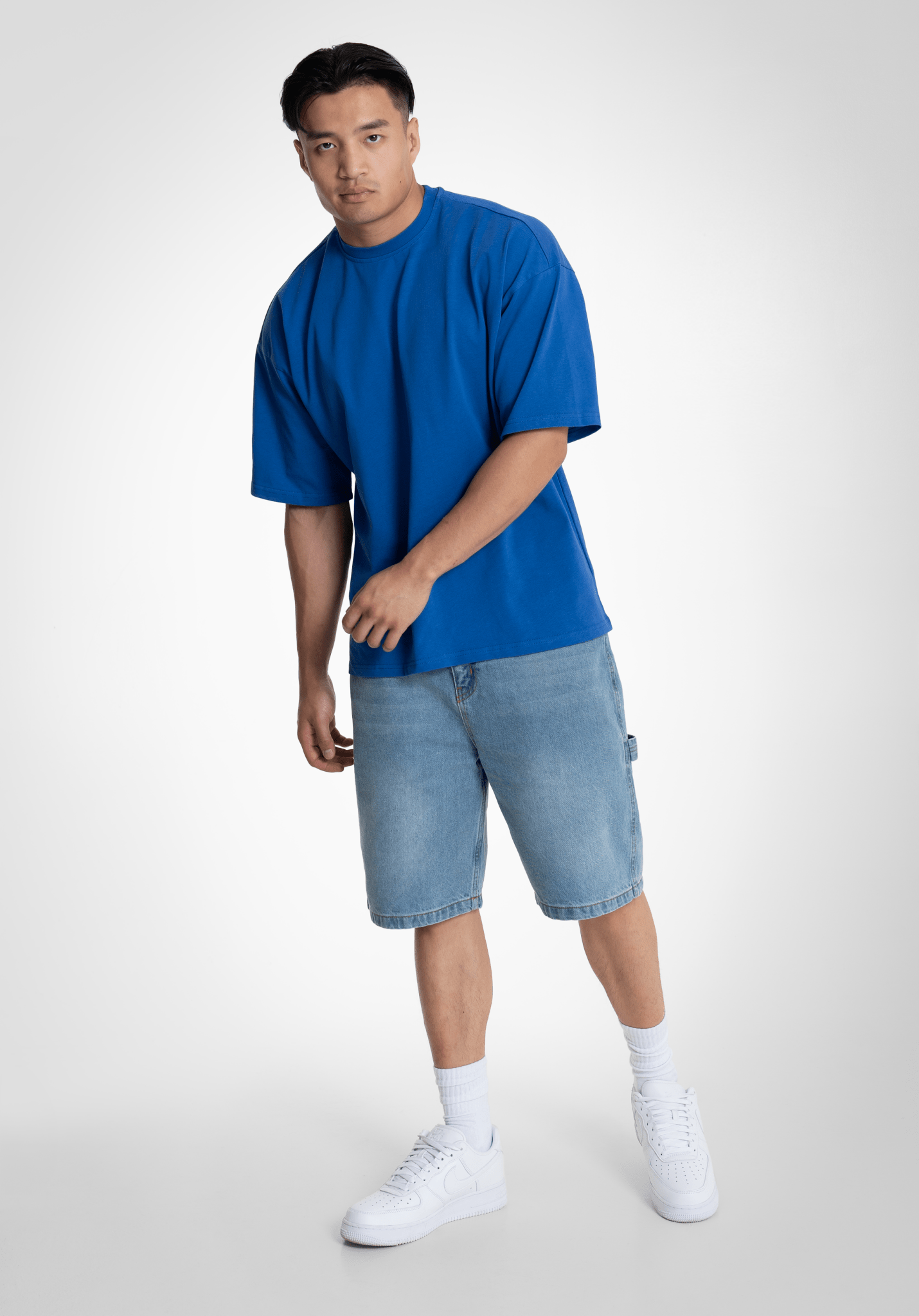 Denim Shorts - Bleached (Blau) – Shorts von Straight Outta Cotton