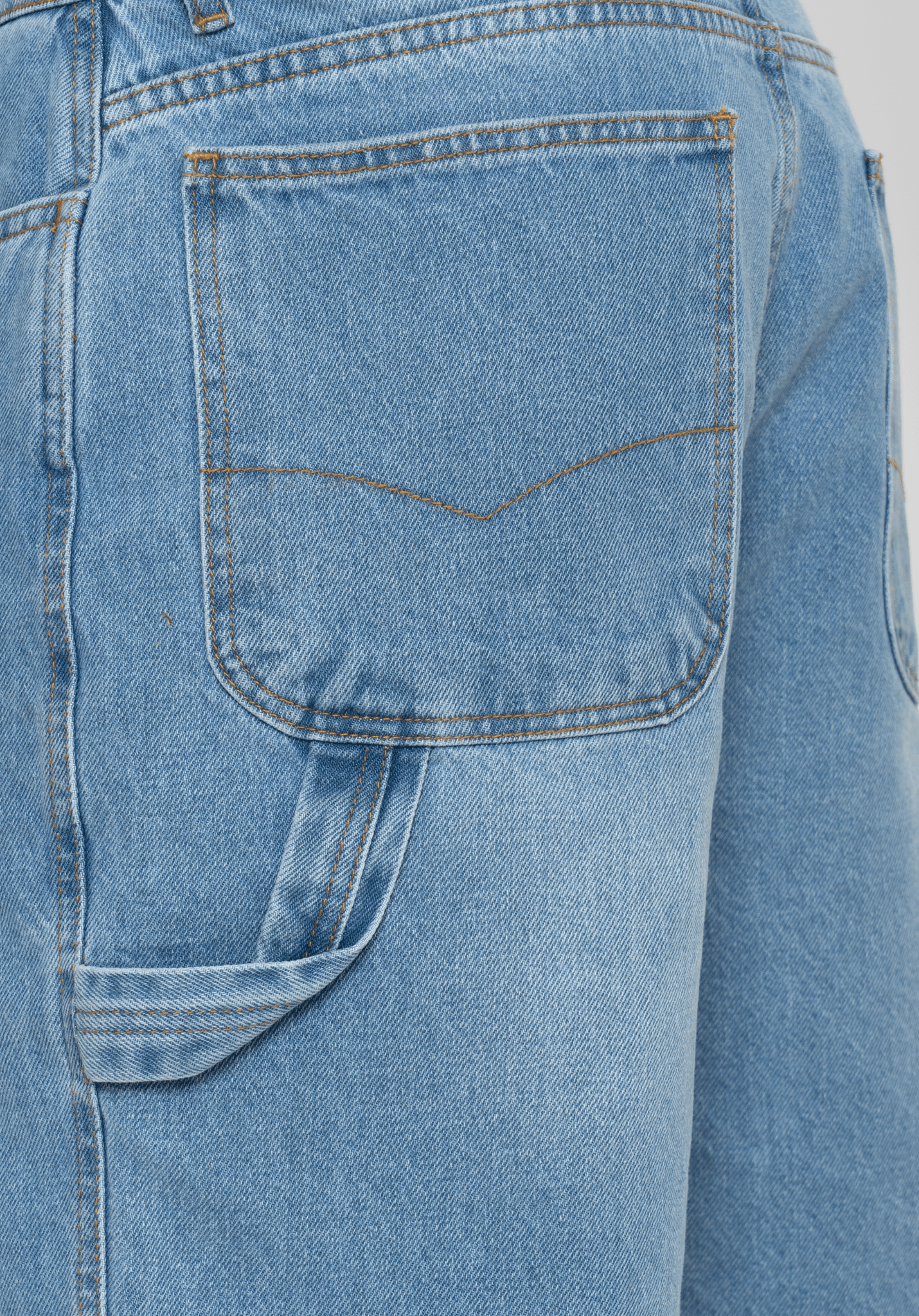 Denim Shorts - Bleached (Blau) – Shorts von Straight Outta Cotton