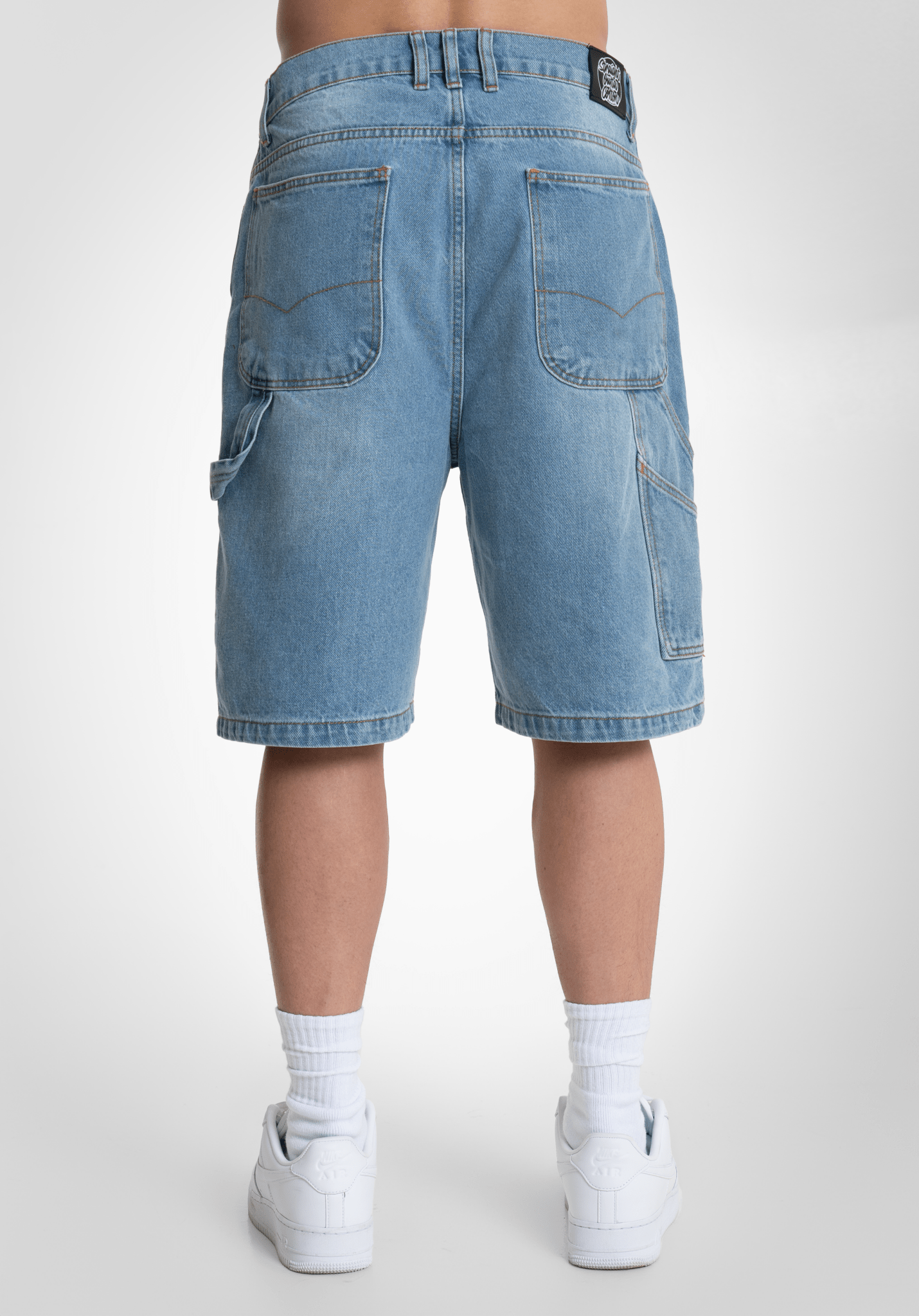 Denim Shorts - Bleached (Blau) – Shorts von Straight Outta Cotton