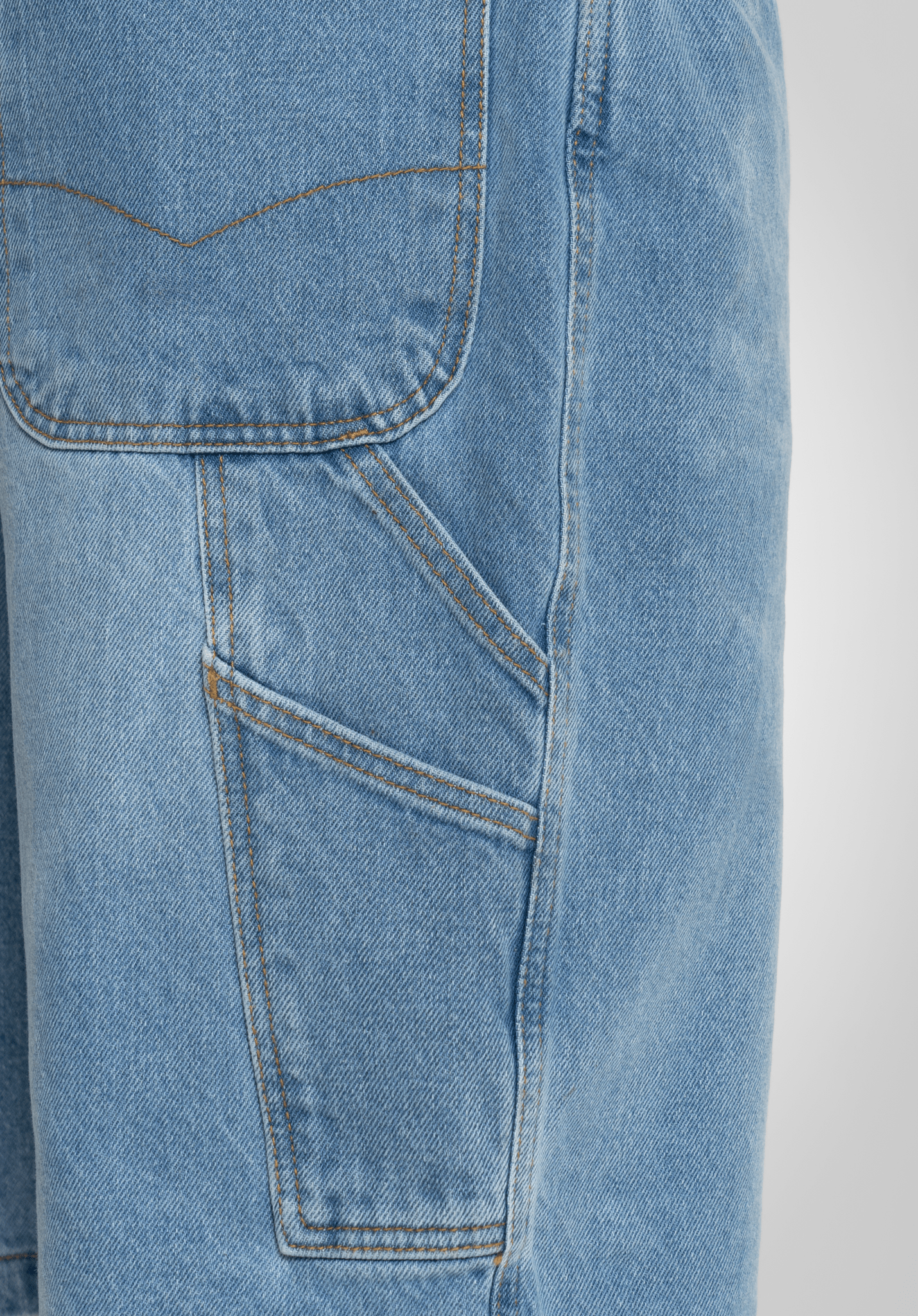 Denim Shorts - Bleached (Blau) – Shorts von Straight Outta Cotton