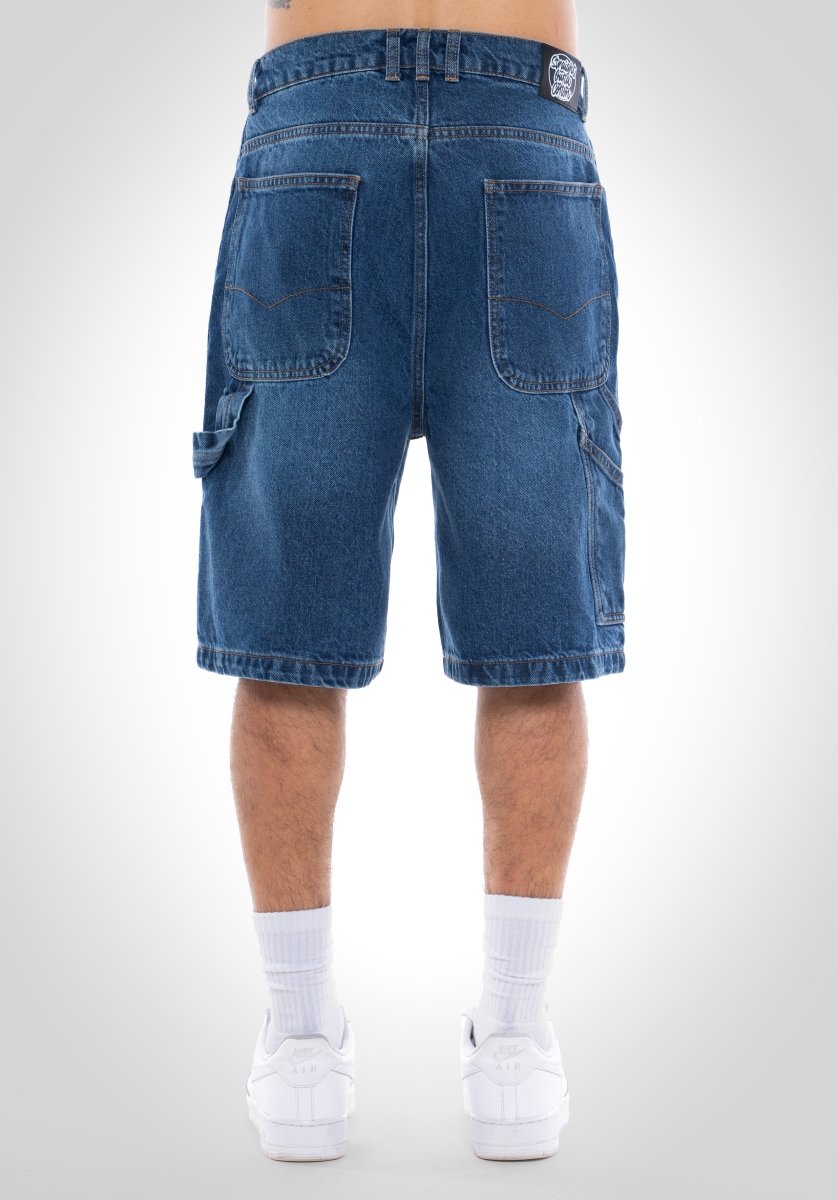 Denim Shorts - Stone Washed (Blau) – Shorts von Straight Outta Cotton
