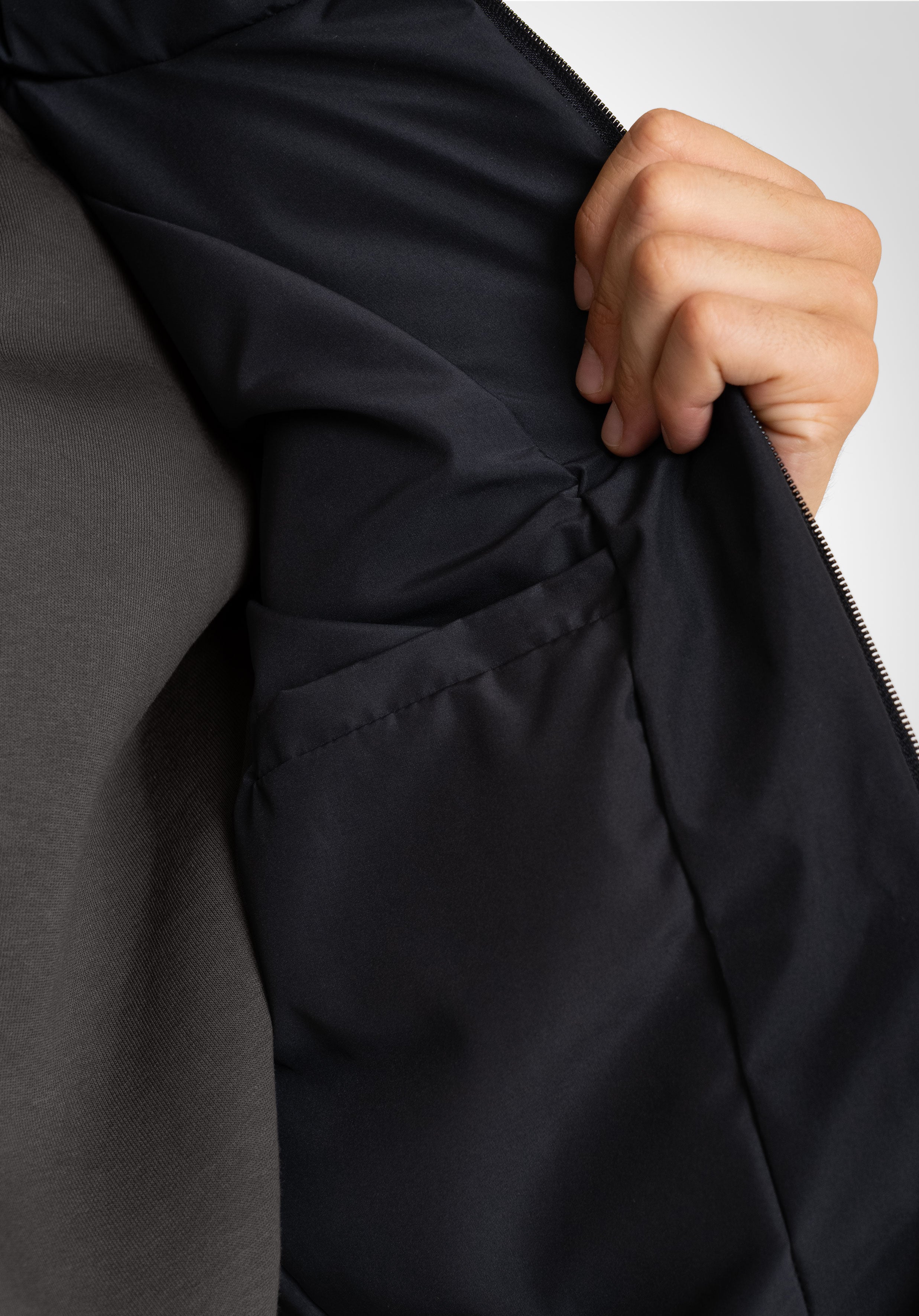 Basic Puff Vest - Black