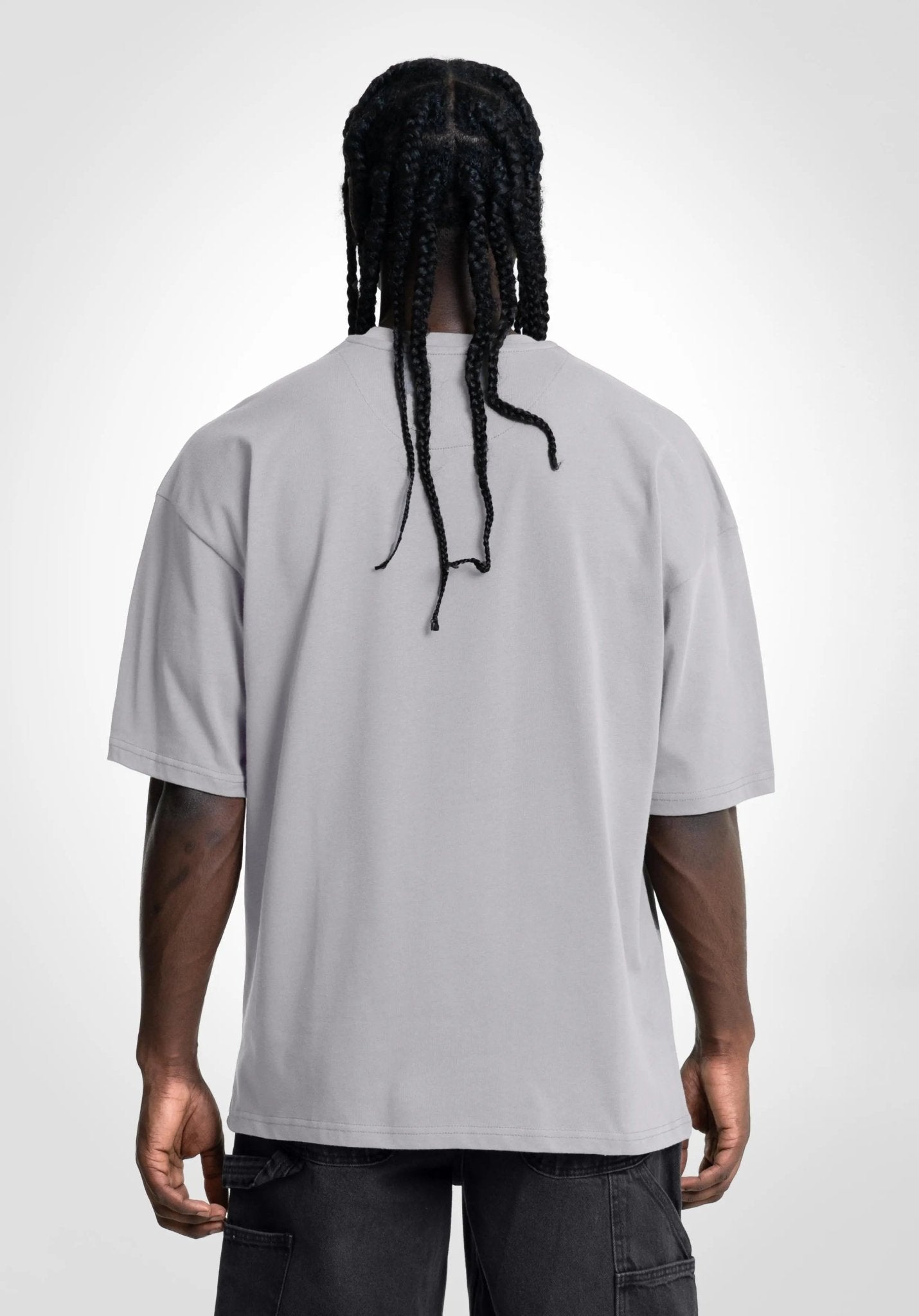 Heavy Oversize Tee - Light Grey () – T-shirt's von Straight Outta Cotton
