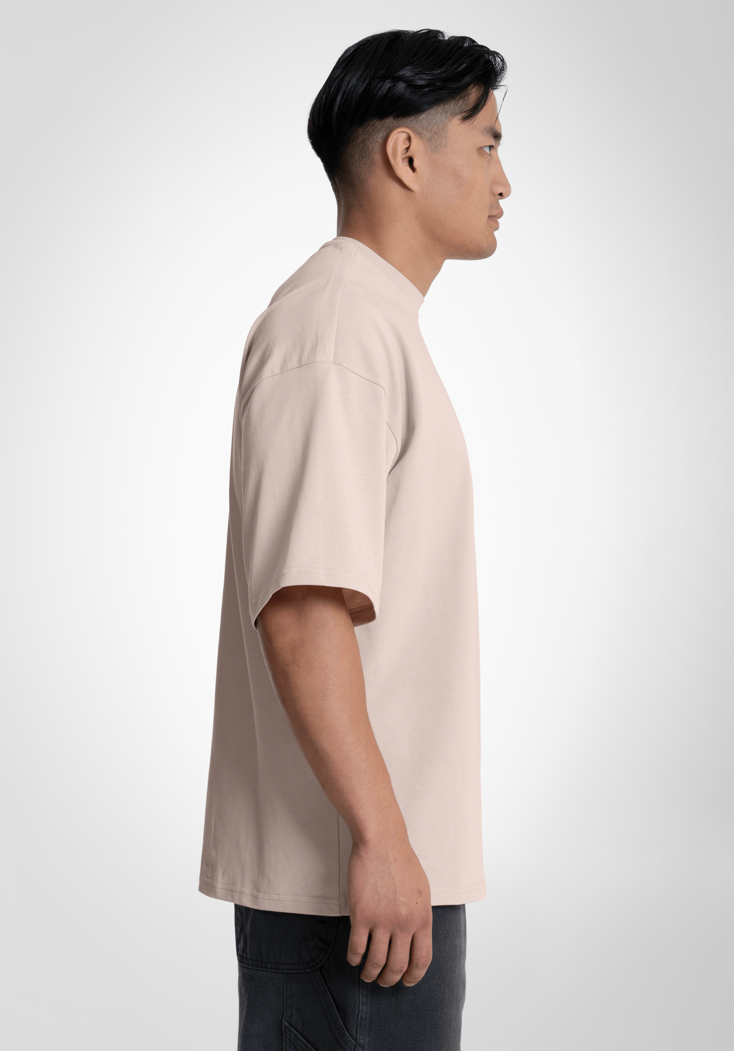 Heavy Oversize Tee - Peach Latte (Peach Latte) – T-shirt's von Straight Outta Cotton