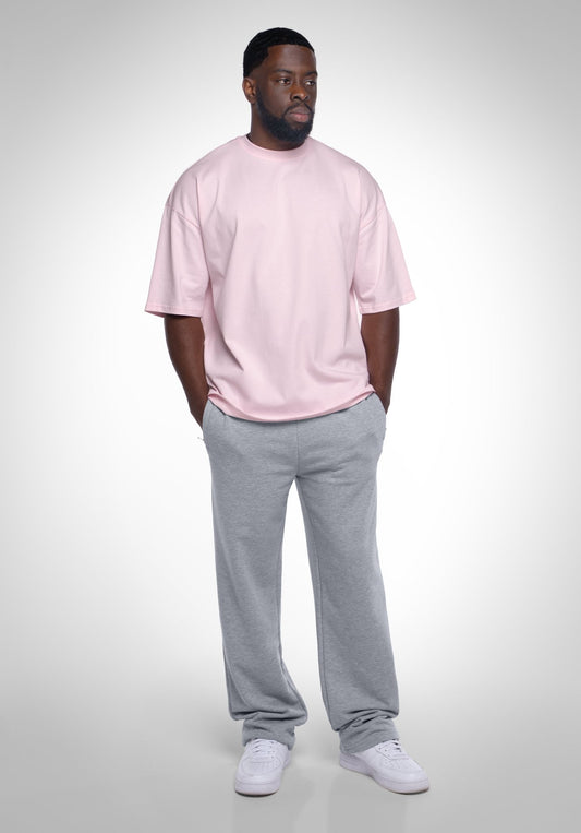 Heavy Oversize Tee - Pink Puff (Pink Puff) – T-shirt's von Straight Outta Cotton