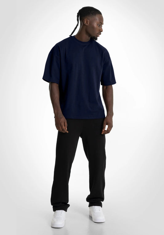 Heavy Oversize Tee - Slate Navy (Marineblau) – T-shirt's von Straight Outta Cotton