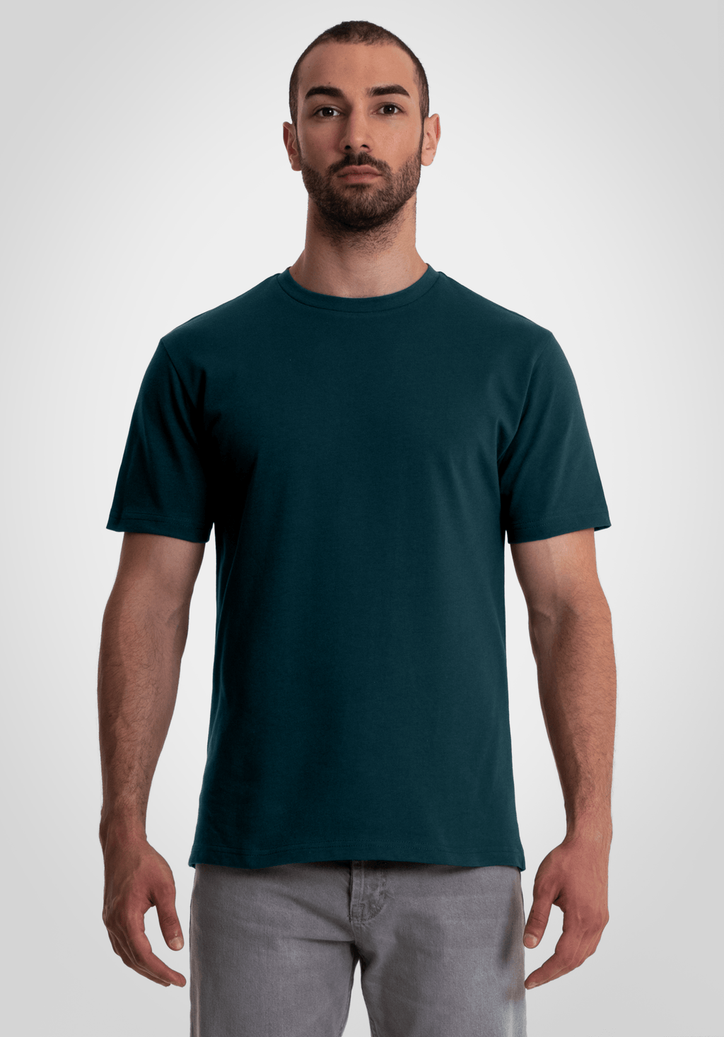Heavy Regular Fit Tee - Dark Pine Green