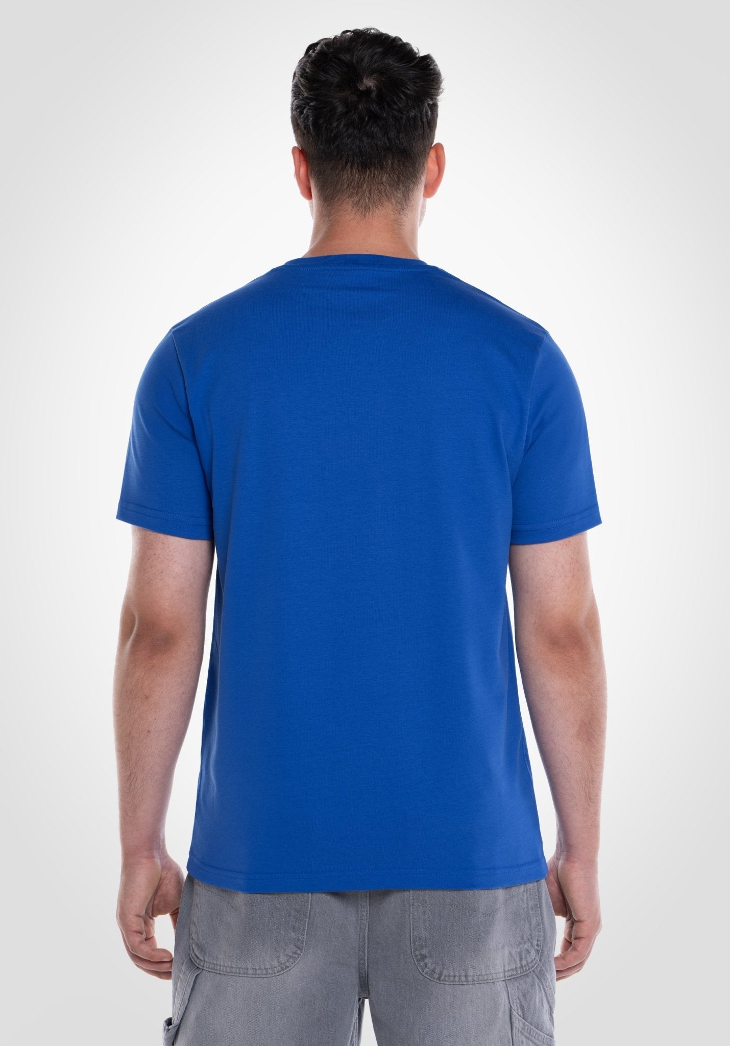 Heavy Regular Fit Tee - East Blue (Blau) – von Straight Outta Cotton
