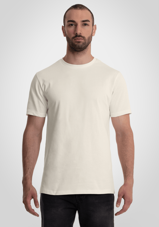 Heavy Regular Fit Tee - Off White (Off White) – de Straight Outta Cotton