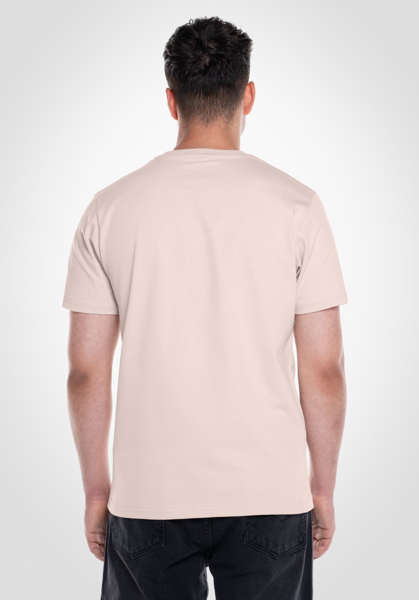 Heavy Regular Fit Tee - Peach Latte (Peach Latte) – von Straight Outta Cotton