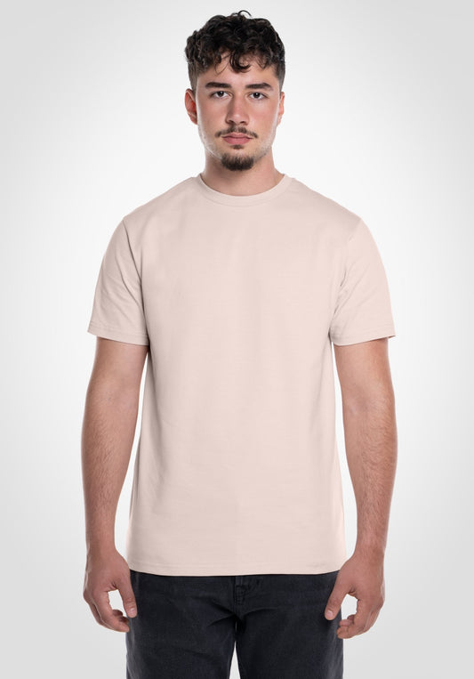 Heavy Regular Fit Tee - Peach Latte (Peach Latte) – von Straight Outta Cotton