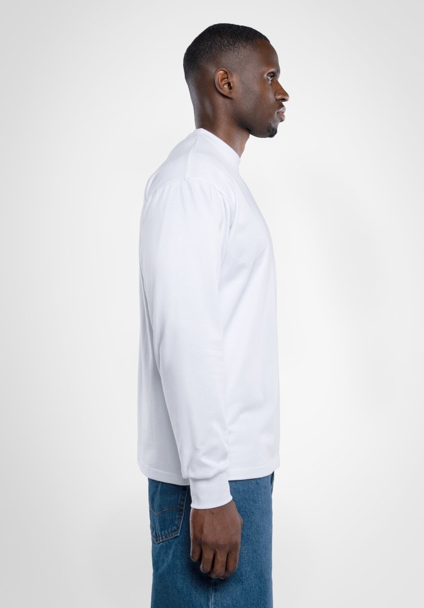 Longsleeve - White () – Longsleeve von Straight Outta Cotton
