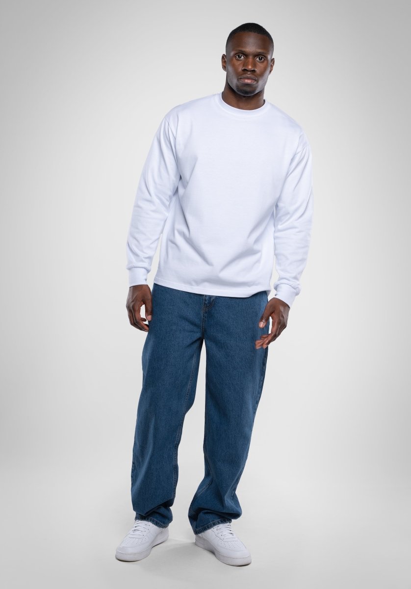 Longsleeve - White () – Longsleeve von Straight Outta Cotton