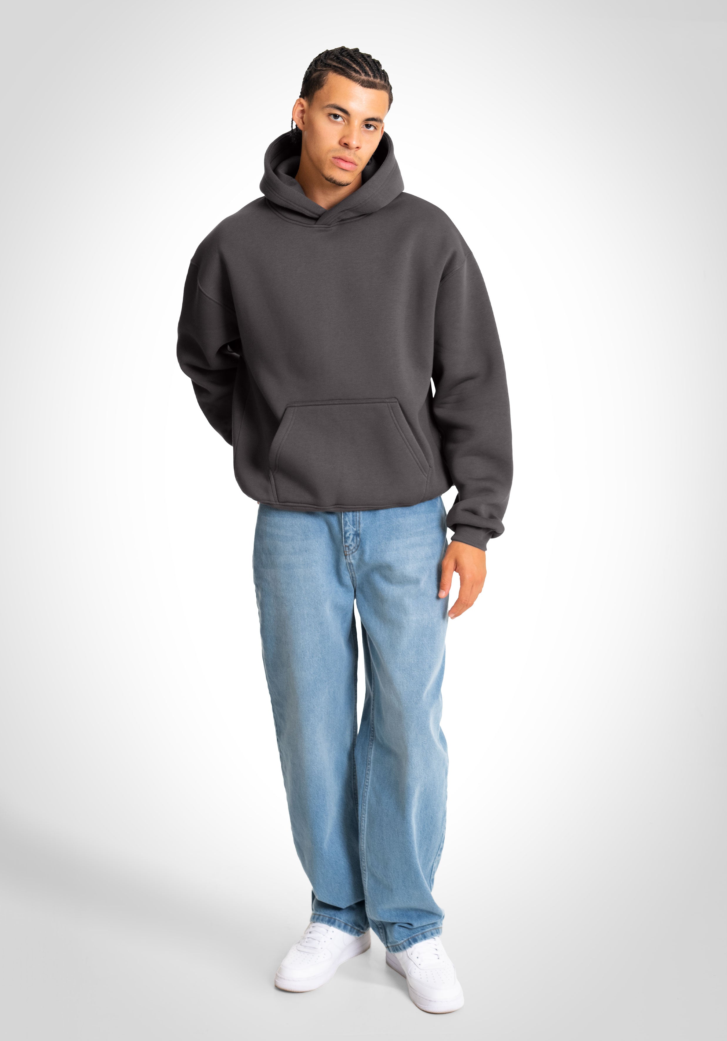 Oversize Hoodie - Slate Grey