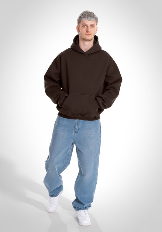 Oversize Hoodie - Brown () – Hoodies von Straight Outta Cotton