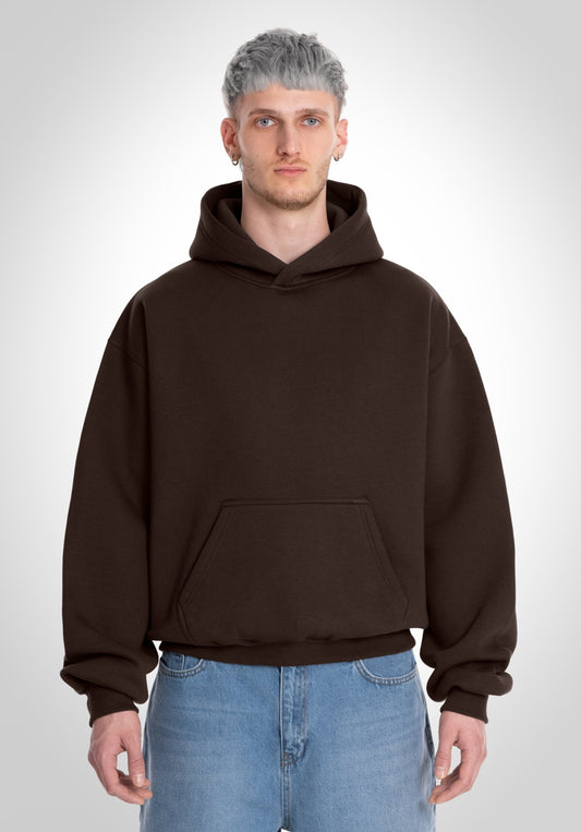 Oversize Hoodie - Brown () – Hoodies von Straight Outta Cotton