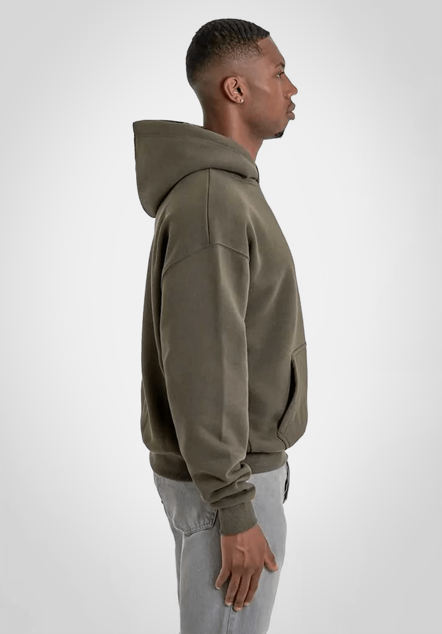 Oversize Hoodie - Olive () – Hoodies von Straight Outta Cotton
