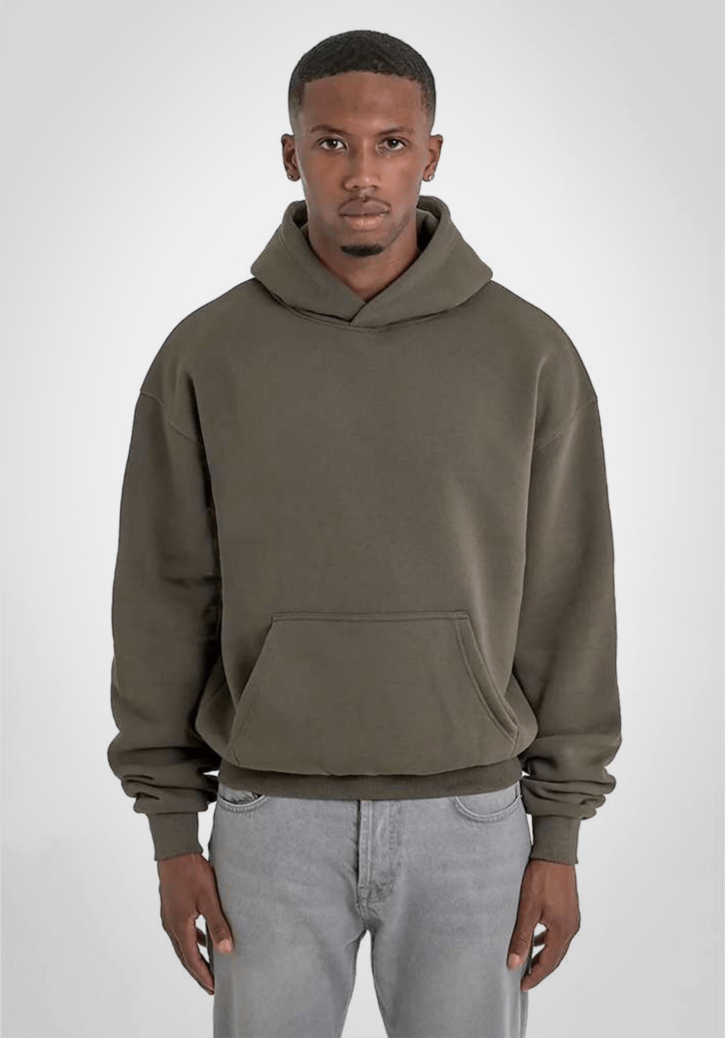Oversize Hoodie - Olive () – Hoodies von Straight Outta Cotton