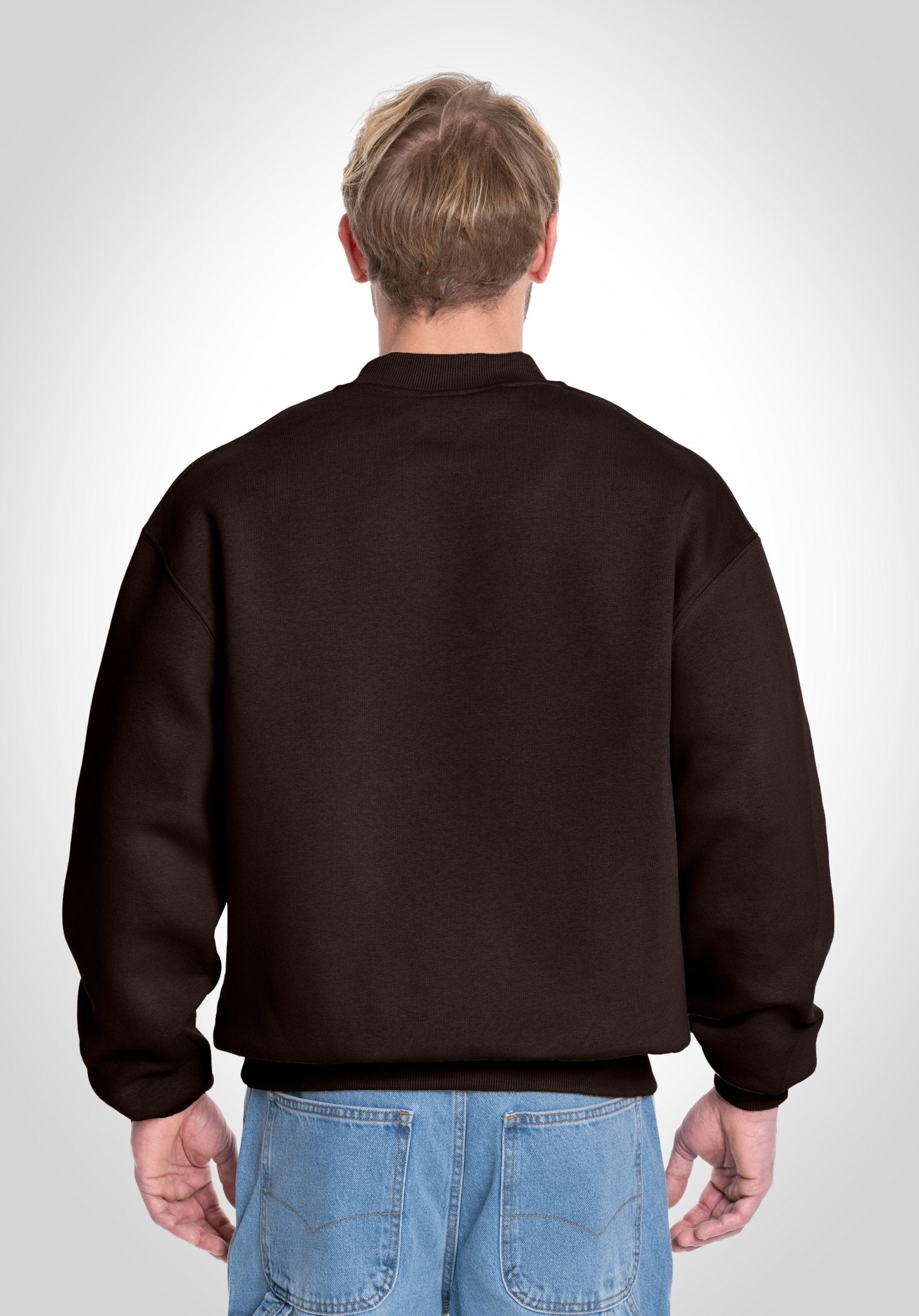 Oversize Sweater - Brown (Braun) – Oversize Sweater von Straight Outta Cotton