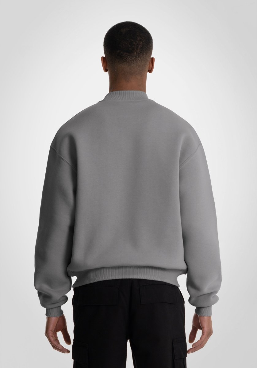 Oversize Sweater - Cool Grey (Grau) – Oversize Sweater von Straight Outta Cotton