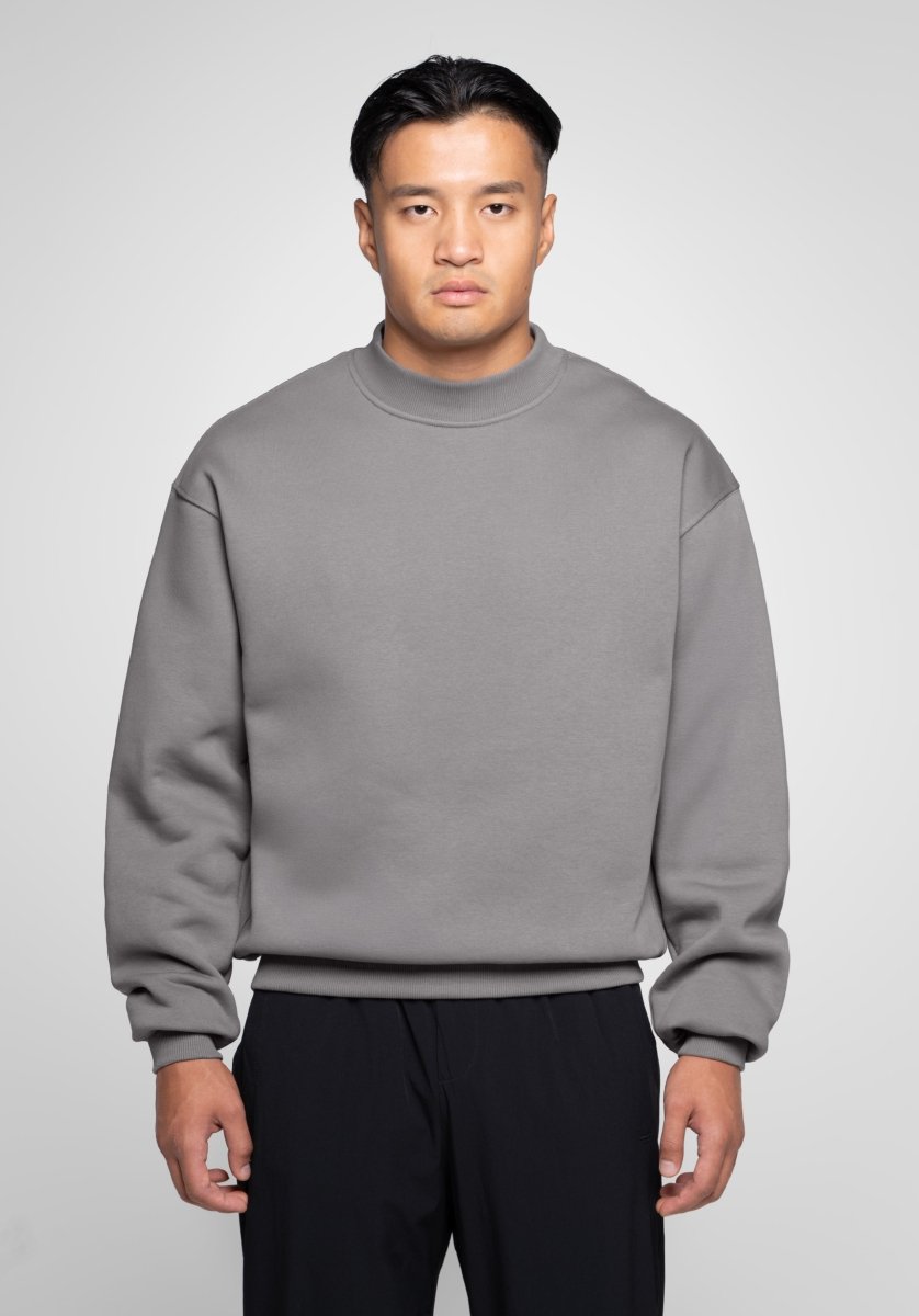 Oversize Sweater - Cool Grey (Grau) – Oversize Sweater von Straight Outta Cotton