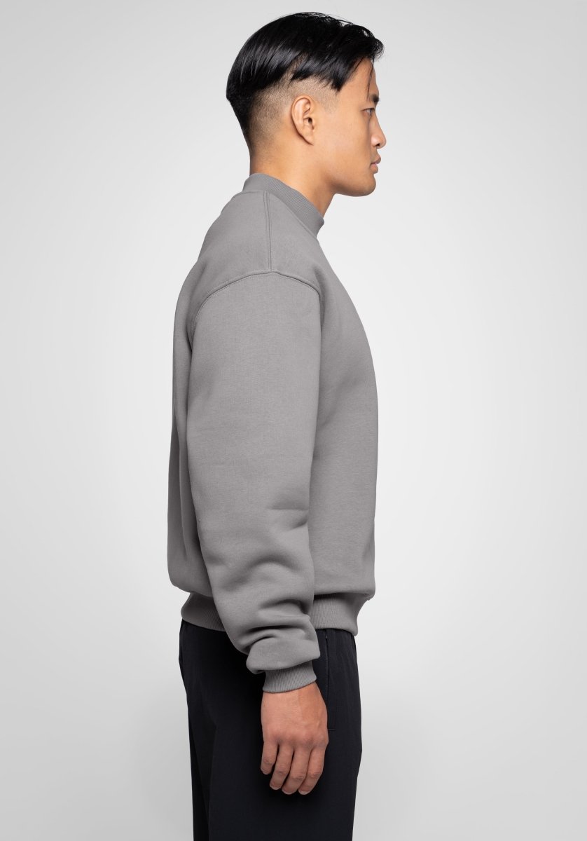 Oversize Sweater - Cool Grey (Grau) – Oversize Sweater von Straight Outta Cotton